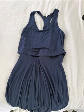 Blue Athleta racerback Dress